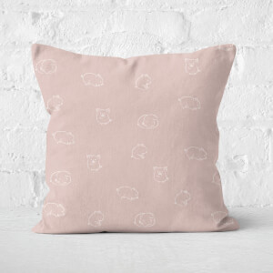 Pigs Square Cushion