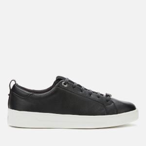Ted Baker Women's Tedah Branded Leather Trainers - Black