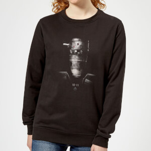 The Mandalorian IG-11 Poster Women's Sweatshirt - Black