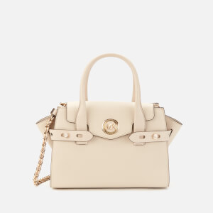 MICHAEL MICHAEL KORS Women's Carmen Small Flap Belted Satchel - Light Sand