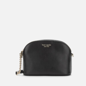 kate spade gray and white purse