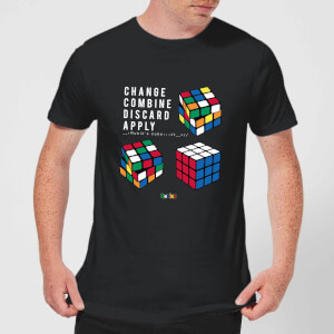 Change Combine Discard Apply Men's T-Shirt - Black