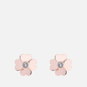 Ted Baker Women's Hamzi: Heart Flower Stud Earring - Rose Gold/Crystal