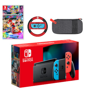 Nintendo Switch (Neon Blue/Neon Red) Mario Kart 8 Deluxe Pack
