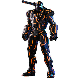 Hot Toys Exclusive Marvel Neon Tech War Machine 1/6 Action Figure 32cm