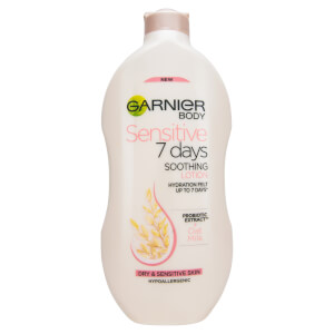 Garnier Sensitive 7 Days Oat Milk Hypoallergenic Body Lotion Dry Sensitive Skin 400ml