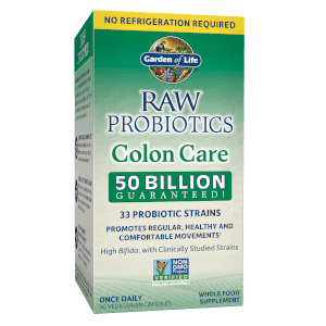 Garden of Life Raw Microbiome Colon Care Shelf - 30 Capsules