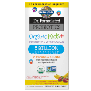 Microbiome Organic Kids’+ - Strawberry & Banana - 30 Chewables