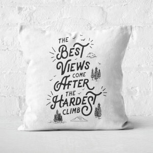 The Motivated Type The Best Views Square Cushion