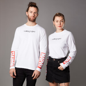 Marvel Team Unisex Long Sleeve T-Shirt - White
