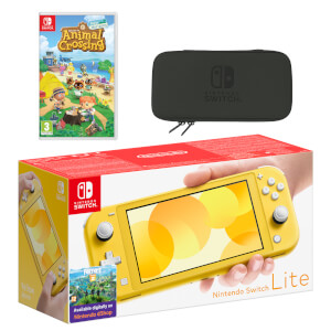 Nintendo Switch Lite (Yellow) Animal Crossing: New Horizons Pack