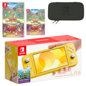Nintendo Switch Lite (Yellow) Pokémon Mystery Dungeon: Rescue Team DX Pack
