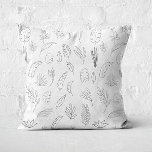 Light Florals Square Cushion