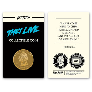 John Carpenter's - They Live Limited Edition Silver Collector Coin