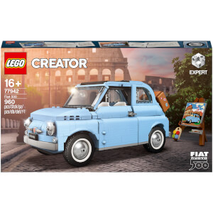 LEGO Creator Expert Fiat 500 Baby Blue Exclusive Limited Edition Collectible Model (77942)