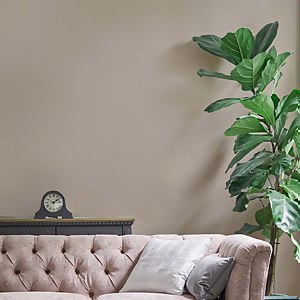 laura ashley matt emulsion paint soft truffle 2 5l homebase