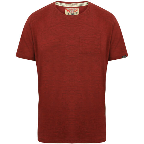 Tokyo Laundry Men's Textured Grotto T-Shirt - Oxblood Red