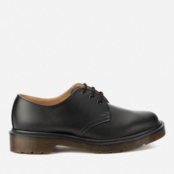 Dr. Martens 1461 PW Smooth Leather Narrow Fit 3-Eye Shoes - Black ...