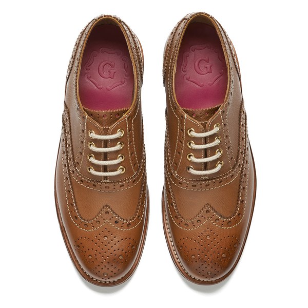 Grenson Women's Rose Brogues - Tan - Free UK Delivery over £50