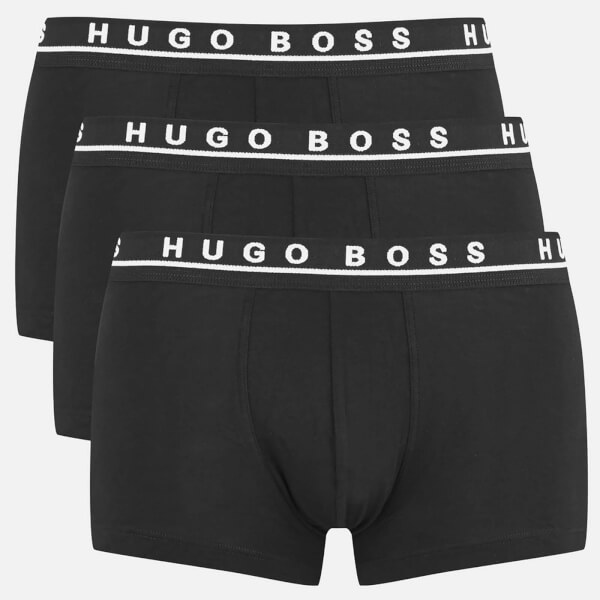 BOSS Hugo Boss Men's 3-Pack Boxers - Black Mens Underwear | TheHut.com