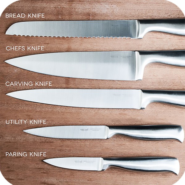 Raffaele Iannello Voodoo Knife Block Red 5 Piece Homeware