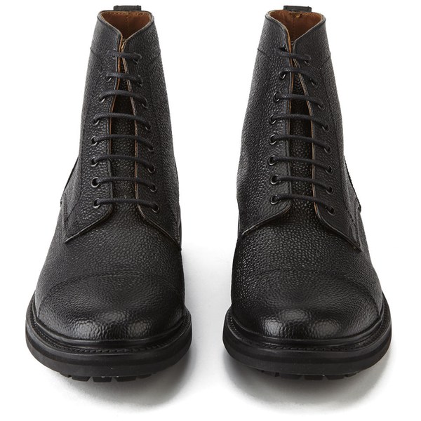 Grenson Men's Joseph Lace-Up Leather Boots - Black Grain - Free UK ...