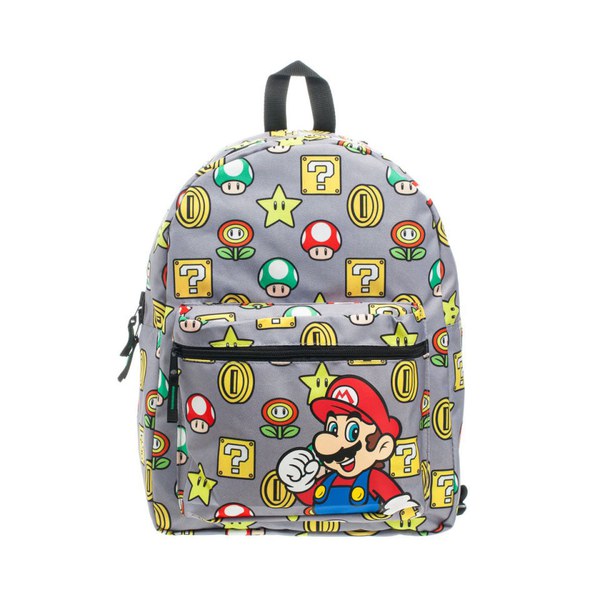 Mario/Mushroom 1 UP Reversible Backpack Nintendo Official UK Store