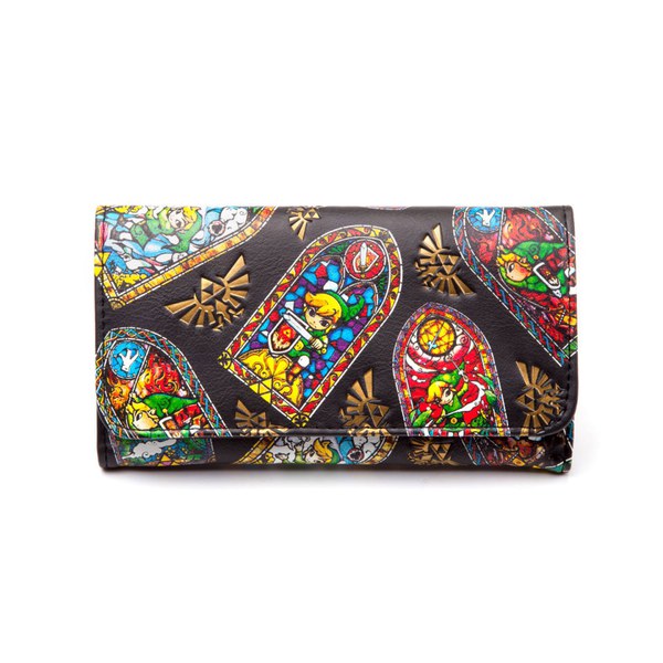 The Legend of Zelda The Wind Waker Stained Glass Girls Wallet