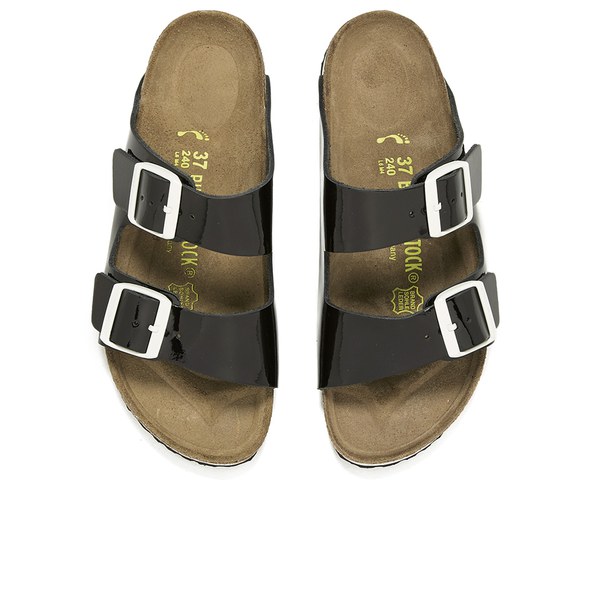 Birkenstock Women's Arizona Slim Fit Double Strap Patent Leather