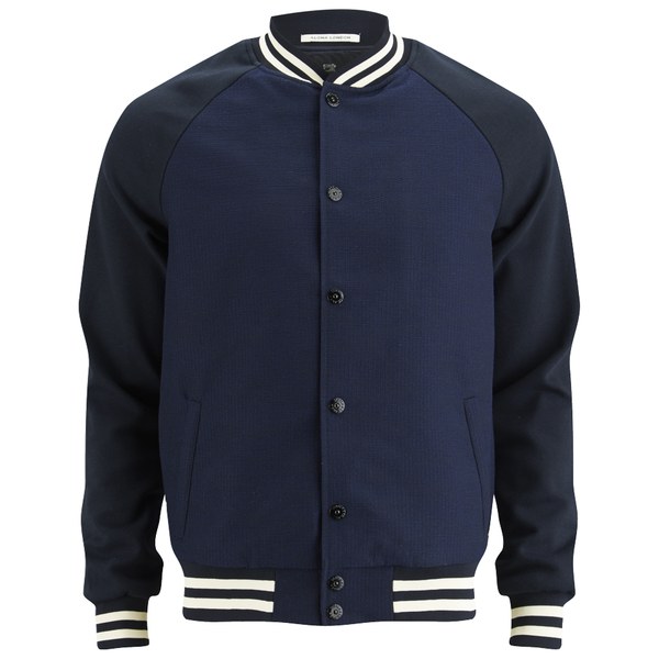 Scotch & Soda Men's Woven Bomber Jacket - Navy - Free UK Delivery over £50