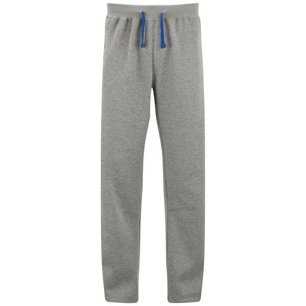 Kooga Men's Open Hem Fleece Jogging Pants Grey Marl Sports & Leisure