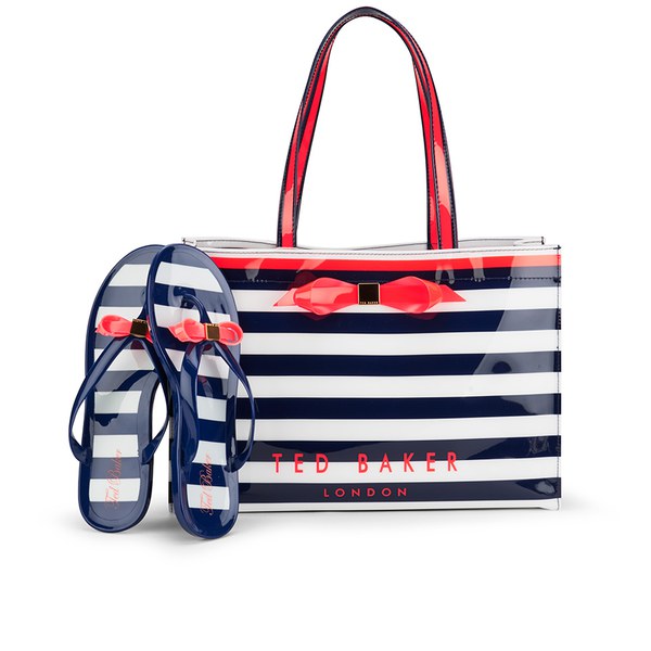 ted baker bag and flip flops