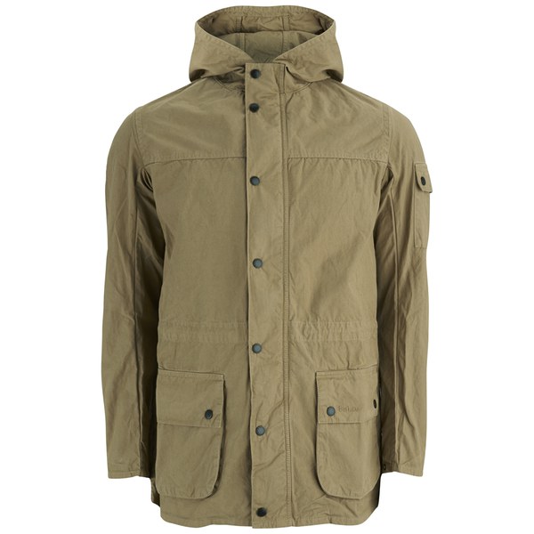 Barbour Men S Overdyed Durham Casual Jacket Beige Free