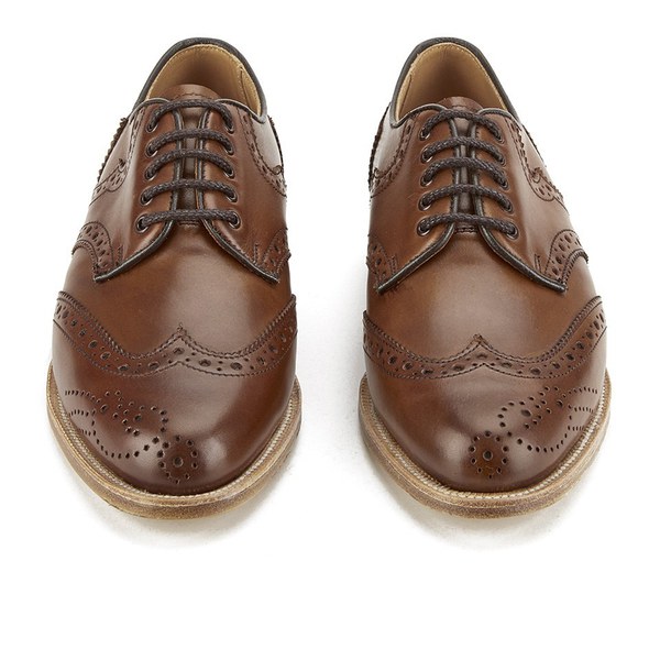 Knutsford by Tricker's Women's Leather Brogue Shoes - Beechnut | FREE ...