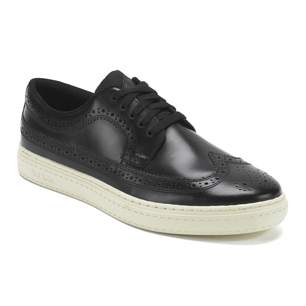 Paul Smith Shoes Men's Merced Leather Brogue Trainers - Black Ontario ...