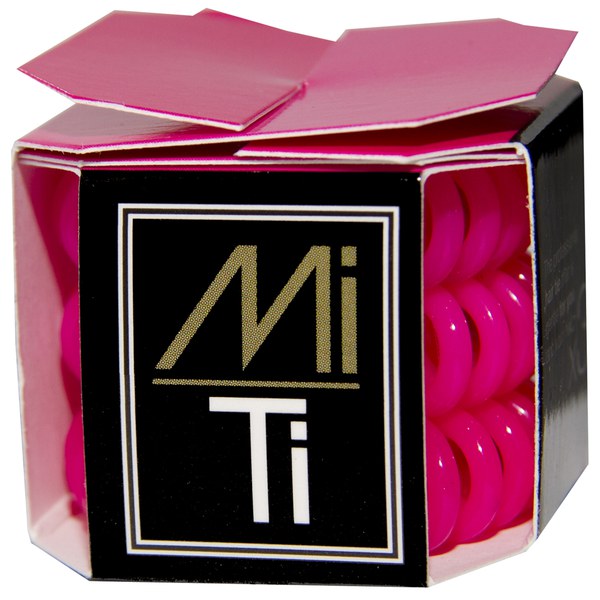 miti professional hair tie - neon pink (3pc)