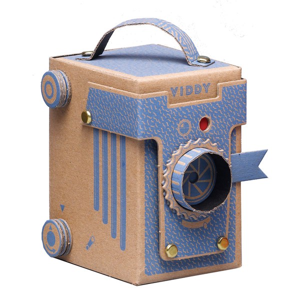 Viddy Pop Up Pinhole Camera Kit Blue IWOOT
