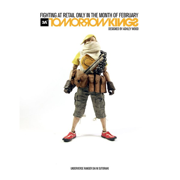 threea tomorrow underverse ranger dai ni sutoraiki yellow 1 6 scale figure threea tomorrow underverse ranger dai ni sutoraiki yellow 1 6 scale figure