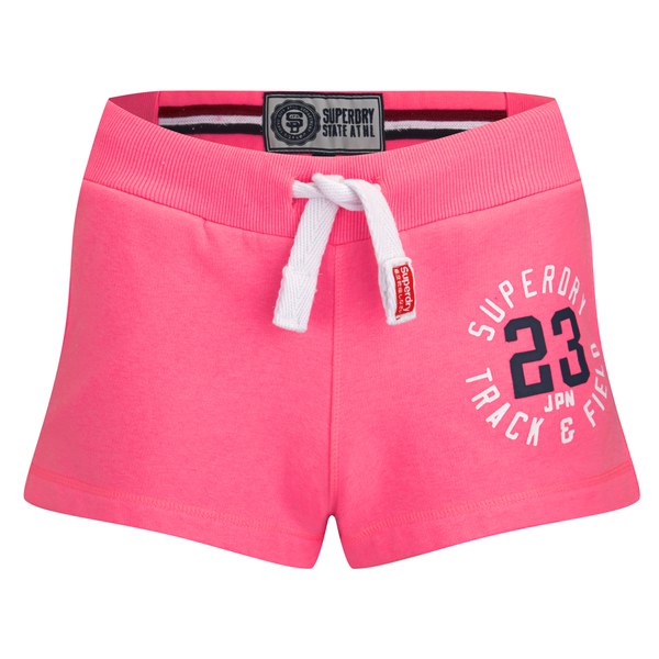 Superdry Women's Trackster Lightweight Shorts - Neon Pink Womens ...