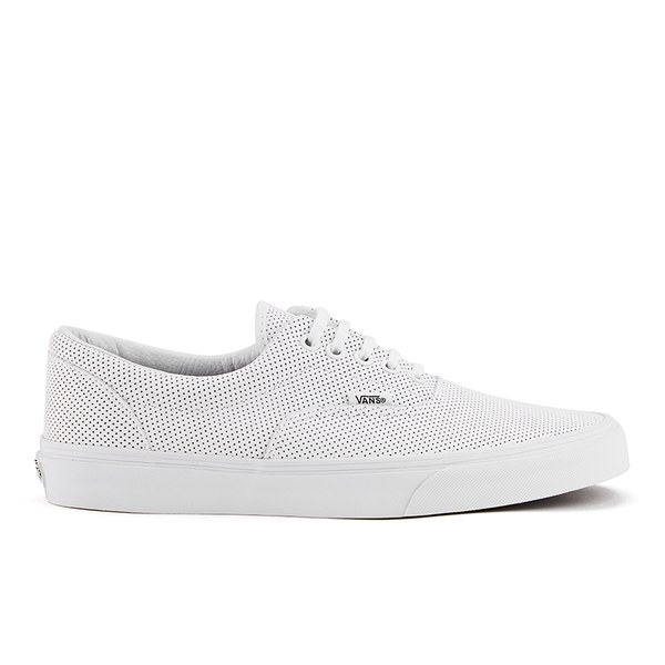 vans white leather trainers