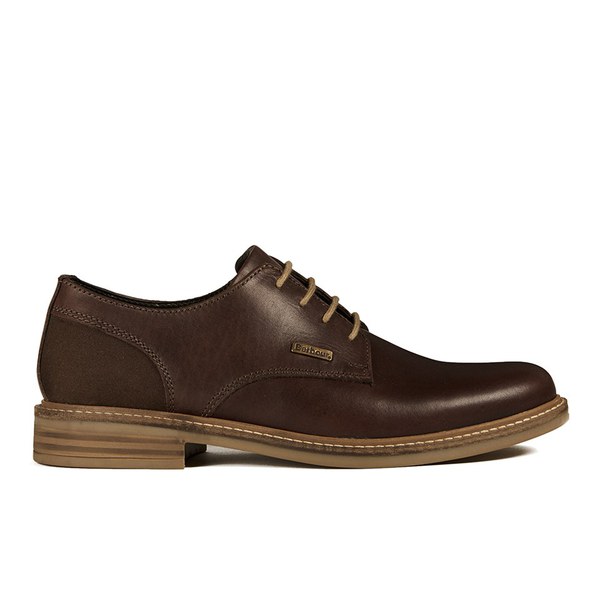 Barbour Men's Cottam Derby Shoes - Dark Brown - Free UK Delivery over £50