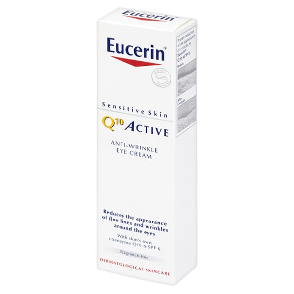 Eucerin® Sensitive Skin Q10 Active AntiWrinkle Eye Cream (15ml) Free