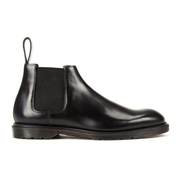 Dr. Martens Men's Henley Wilde Polished Smooth Leather Low Chelsea ...