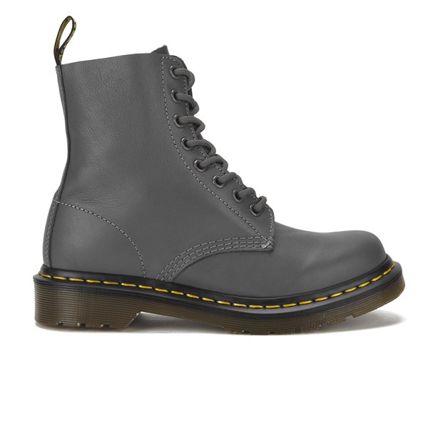 Dr. Martens Women's Core Pascal 8-Eye Virginia Leather Boots - Lead ...