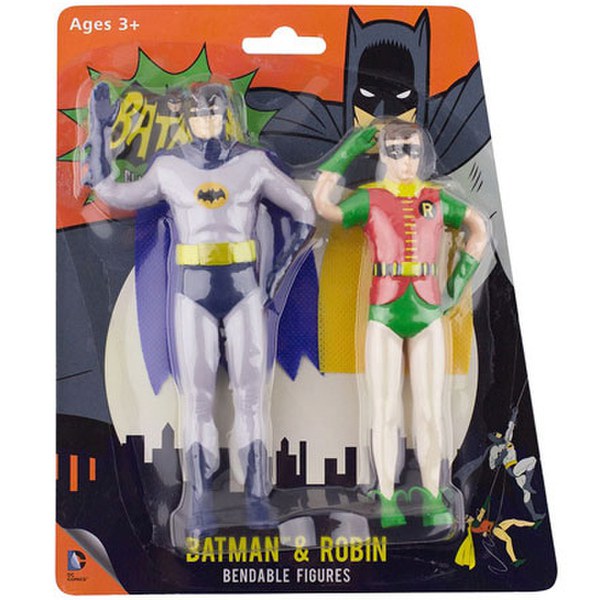 NJCroce DC Comics Batman Classic TV Series Batman and Robin 6 Inch
