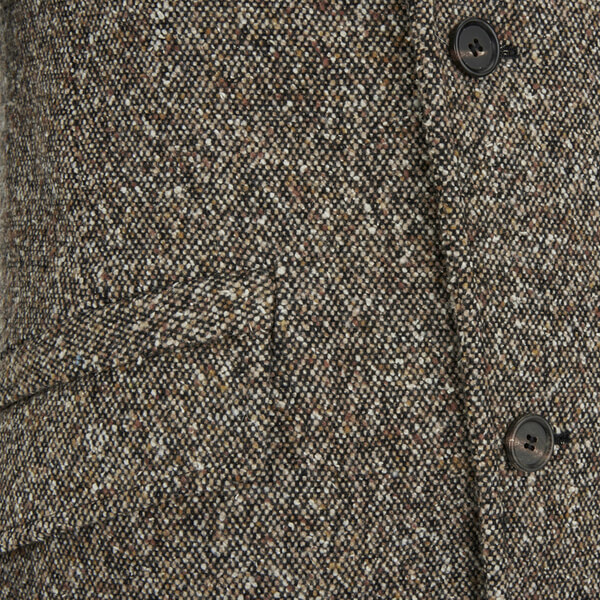 Vivienne Westwood MAN Men's Donegal Tweed Asymmetric Coat - Brown ...