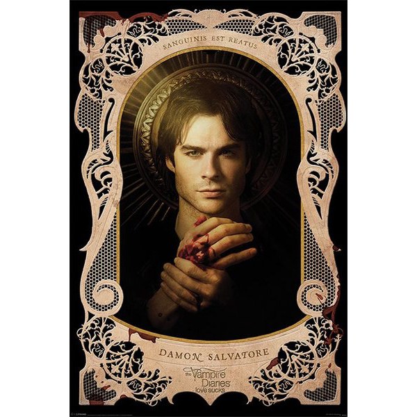 Vampire Diaries Damon Salvatore - 24 x 36 Inches Maxi &hellip;