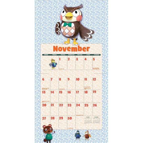 Animal Crossing New Leaf 2016 Calendar Nintendo Official UK Store