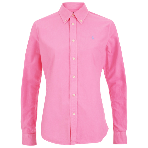 Polo Ralph Lauren Women's Harper Shirt - Electric Neon - Free UK ...