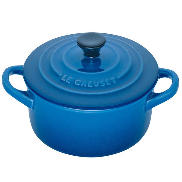 Le Creuset Stoneware 14cm Casserole Dish Teal (0.65L) Free UK